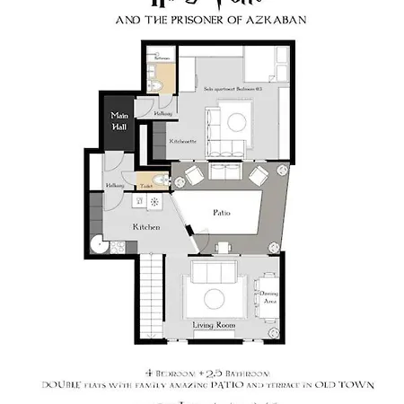 Lejlighed 4br & 2,5bath Harry Potter Old Town And Great Patio Prag